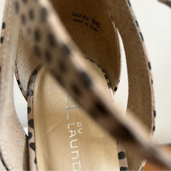 CL By Chinese Laundry Leopard Print Block Heel Size 9 Strappy Summer Sandals - Picture 8 of 8